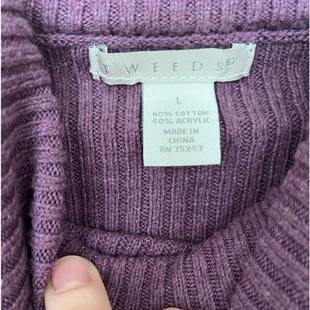 Tweeds Fuchsia Turtleneck - Picture 2 of 4